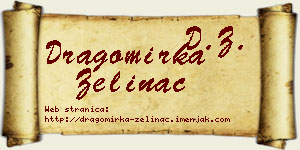Dragomirka Zelinac vizit kartica